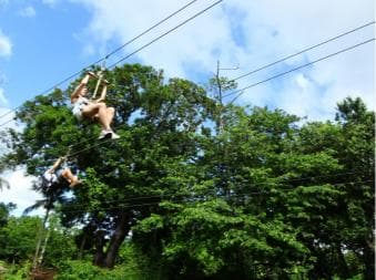 27 Waterfalls: Zip 'n Splash Adventure with Horse Ride — Guided tour and outdoor activity