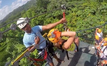 El Valle: Zipline Tour, Ermitaño Beach & Lunch at Beach — Guided tour and outdoor activity