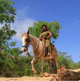 Jarabacoa: Horseback Riding to Salto Baiguate Waterfall — Guided tour and outdoor activity