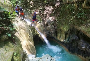Puerto Plata: Damajagua Waterfalls, Taíno Bay, & Amber Cove — Guided tour and outdoor activity