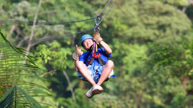 Eco-Adventure Rafting and Zipline Combo — Guided tour and outdoor activity