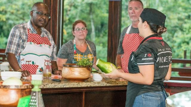 Combo Cooking Class and Salsa Dance Lesson — Guided tour and outdoor activity