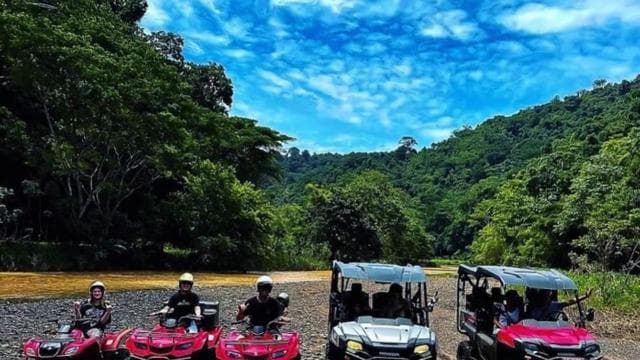 Jaco: Off-Road ATV, Zipline & Waterfall Rappelling Adventure — Guided tour and outdoor activity