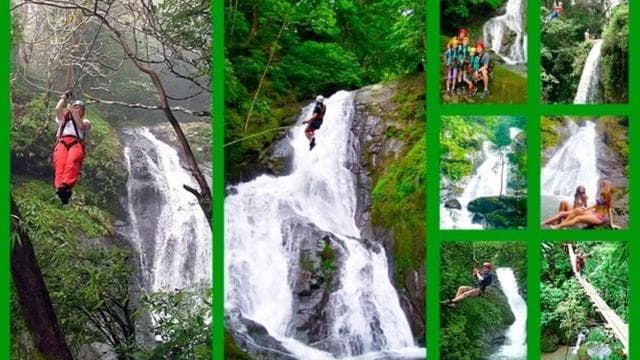 From Puntarenas & Caldera: 11 Waterfalls Zipline Tour — Guided tour and outdoor activity
